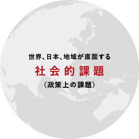 世界、日本、地域が直面する 社会的課題（制作上の課題）